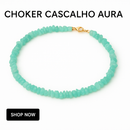 Choker Cascalho Aura – Elegância Natural em Cada Detalhe